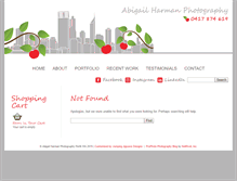 Tablet Screenshot of abigailharman.com